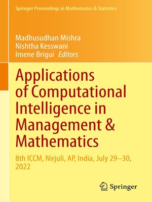cover image of Applications of Computational Intelligence in Management & Mathematics